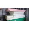 Image 2 : FIVE 4 FT X4  FT X3" THICK STYRO FOAM INSULATION PLUS SEVERAL PARTIAL PIECES