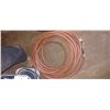 Image 4 : PARTIAL SPOOL OF BLUE WIRE AND AIR HOSE