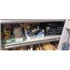 Image 1 : ANTIQUE CANS, BOTTLES, 2 OLD PHONES, VHS PLAYERS
