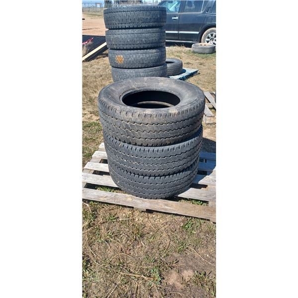 3 BRIDGESTONE P255/70 R 18 LIGHT TRUCK TIRES