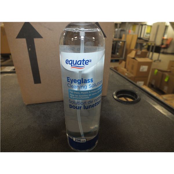 2 Case's Of Equate Eyeglass Cleaning Solution