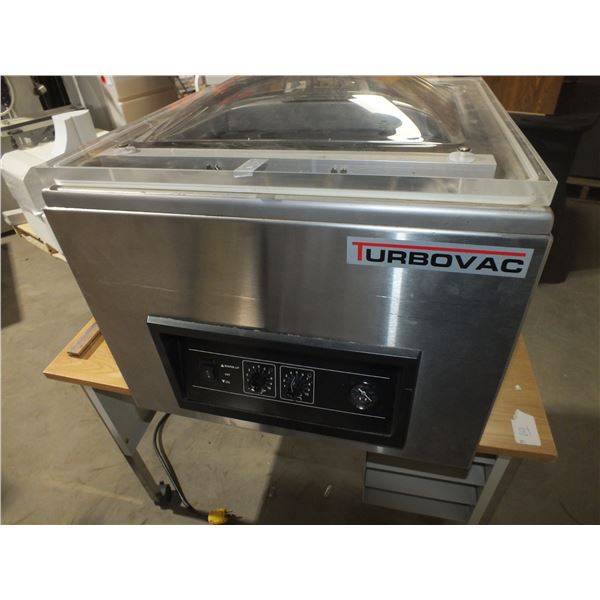 Commercial Turbo Vac System w/ Small Desk On Wheels