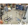Image 1 : 5 IV Poles & Stainless Table missing Tray