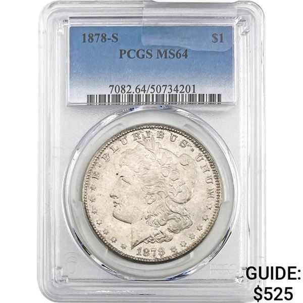 1878-S Morgan Dollar PCGS MS64