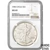 Image 1 : 1986 American Silver Eagle NGC MS69