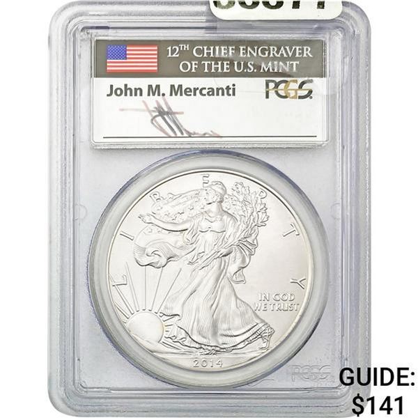 2014 American Silver Eagle PCGS MS70