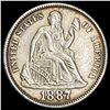 Image 1 : 1887 Seated Liberty Dime UNCIRCULATED