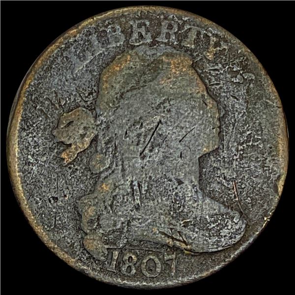 1807 Draped Bust Large Cent NICELY CIRCULATED