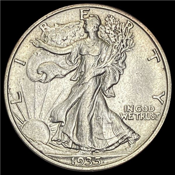 1935-S Walking Liberty Half Dollar CLOSELY UNCIRCULATED