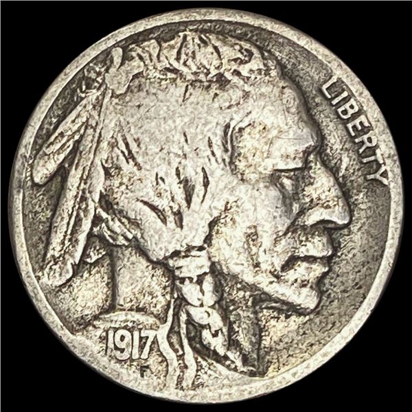 1917-S Buffalo Nickel LIGHTLY CIRCULATED