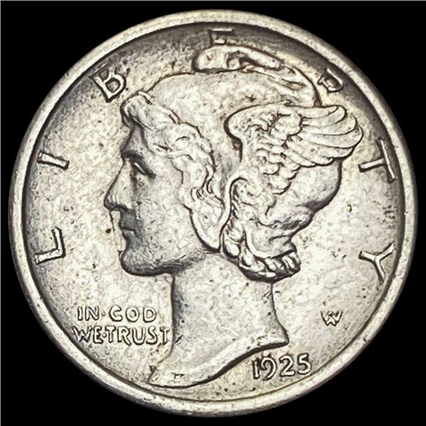 1925-S Mercury Dime CHOICE AU