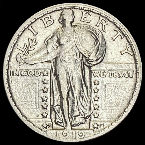 1919-S Standing Liberty Quarter NEARLY UNCIRCULATED
