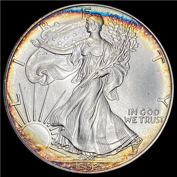 1992 American Silver Eagle SUPERB GEM BU