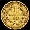 Image 2 : 1853 Liberty Head Gold Dollar CLOSELY UNCIRCULATED