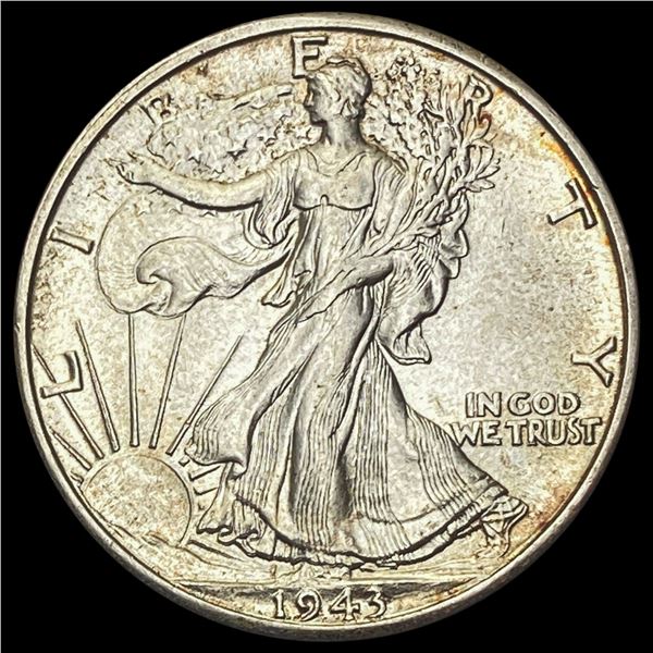 1943-D Walking Liberty Half Dollar CHOICE BU