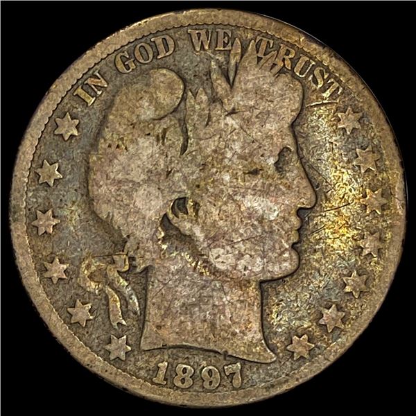 1897-O Barber Half Dollar NICELY CIRCULATED