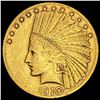 1910 Indian Head Eagle $10 Gold Coin LIGHTLY CIRCULATED