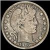 Image 1 : 1913 Barber Half Dollar NICELY CIRCULATED
