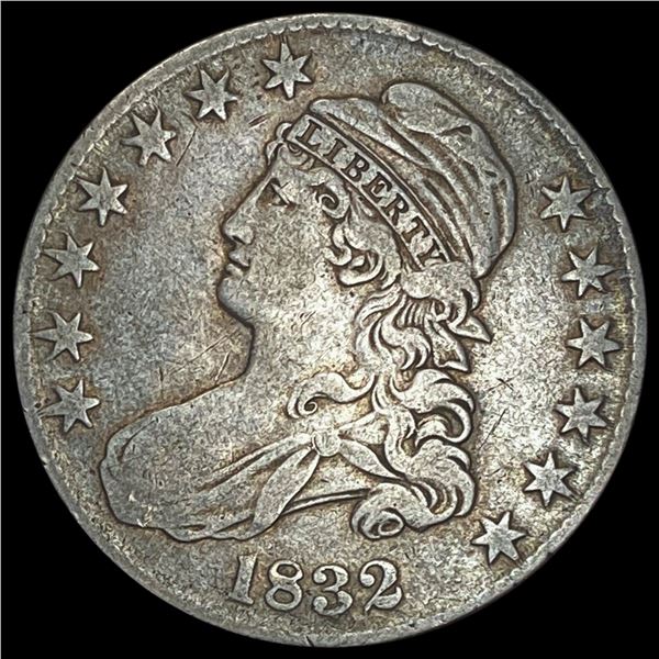 1832 Capped Bust Half Dollar LIGHTLY CIRCULATED