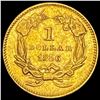 Image 2 : 1856 Indian Princess Head Gold Dollar CLOSELY UNCIRCULATED