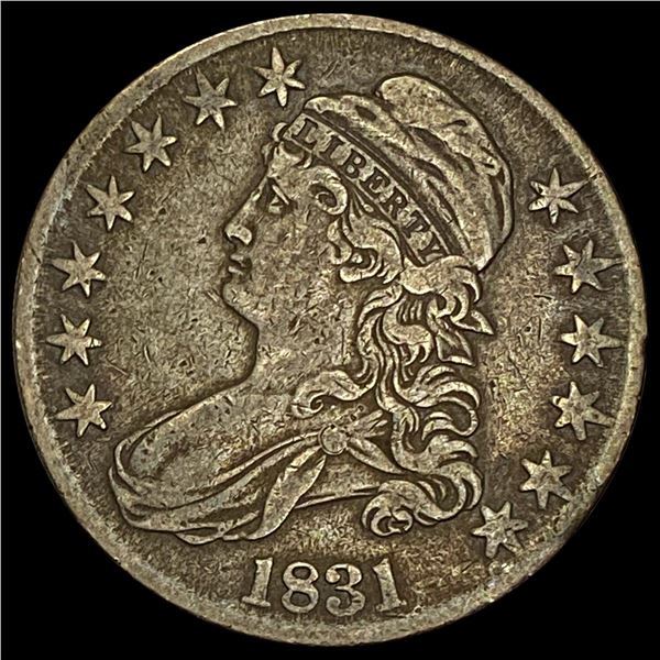 1831 Capped Bust Half Dollar LIGHTLY CIRCULATED