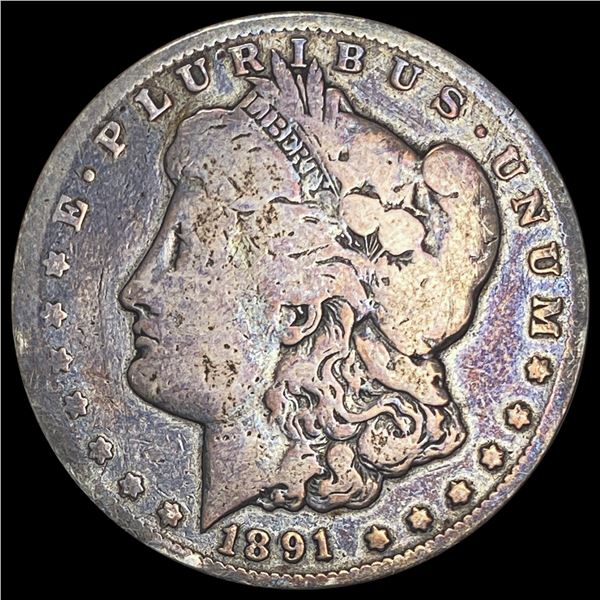 1891-CC Morgan Silver Dollar NICELY CIRCULATED
