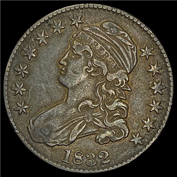 1832 Capped Bust Half Dollar NEARLY UNCIRCULATED