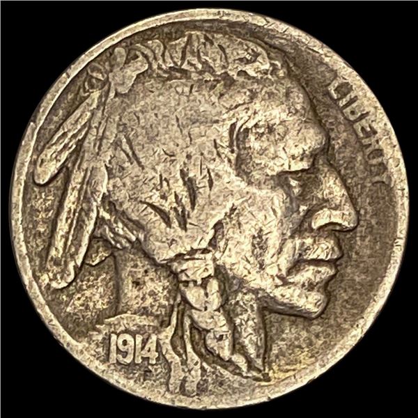 1914-S Buffalo Nickel LIGHTLY CIRCULATED