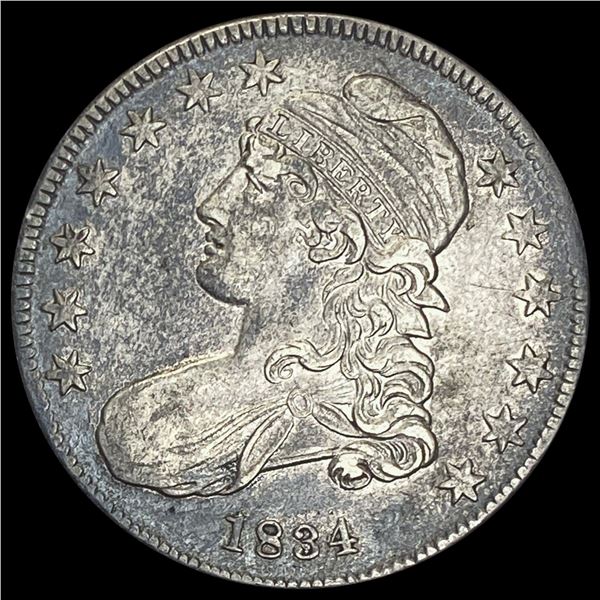 1834 Capped Bust Half Dollar CLOSELY UNCIRCULATED