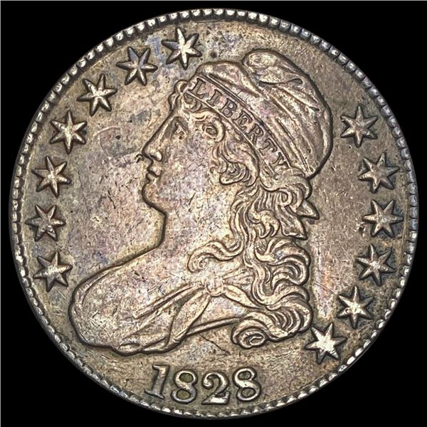 1828 Capped Bust Half Dollar CLOSELY UNCIRCULATED