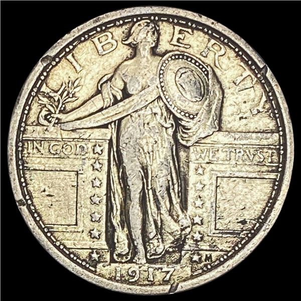 1917 Standing Liberty Quarter LIGHTLY CIRCULATED