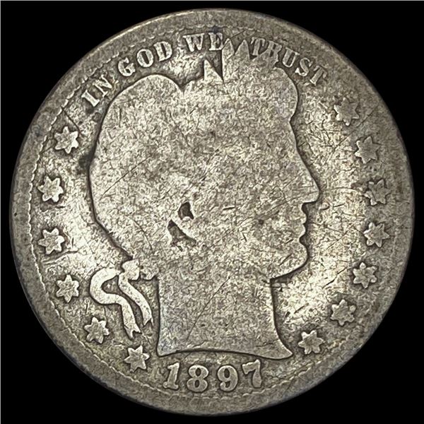 1897-S Barber Quarter NICELY CIRCULATED