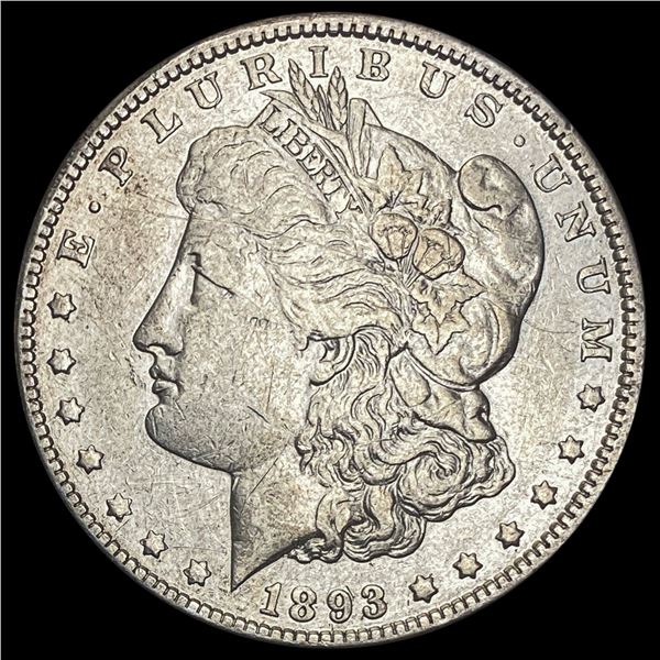 1893 Morgan Silver Dollar CLOSELY UNCIRCULATED