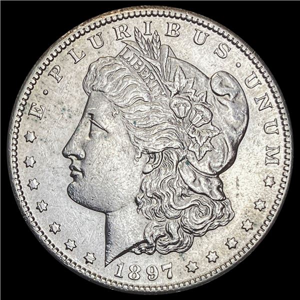 1897-S Morgan Silver Dollar CHOICE BU