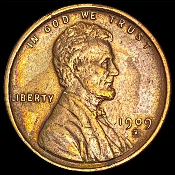 1909-S Lincoln Wheat Cent CLOSELY UNCIRCULATED