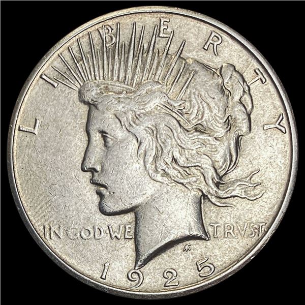 1925-S Peace Dollar CLOSELY UNCIRCULATED