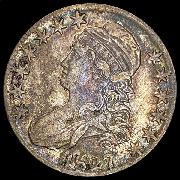 1827 Capped Bust Half Dollar LIGHTLY CIRCULATED