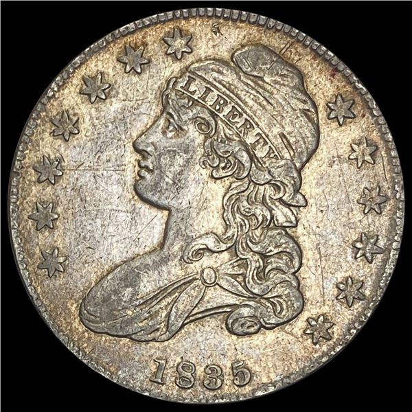 1835 Capped Bust Half Dollar CLOSELY UNCIRCULATED