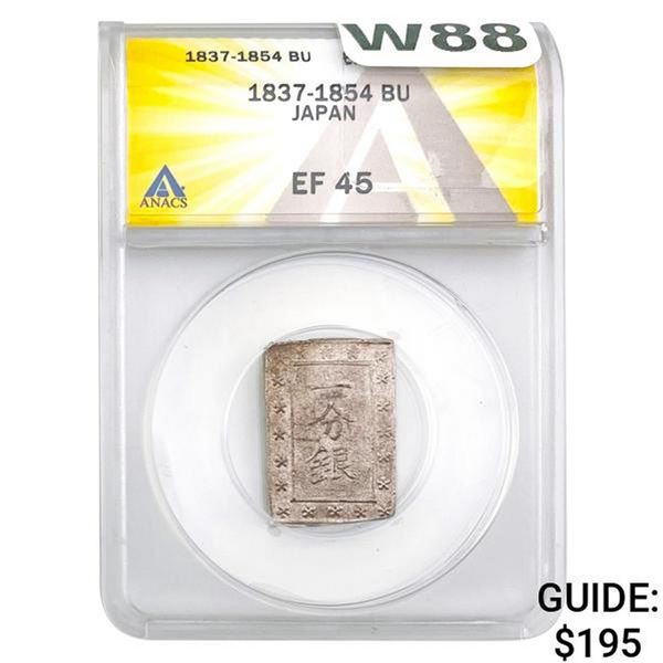 1837-1854 Japan Silver BU NGC EF45