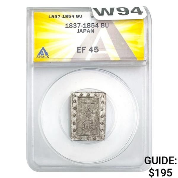 1837-1854 Japan Silver BU NGC EF45