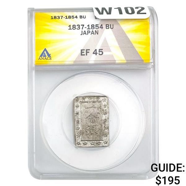 1837-1854 Japan Silver BU NGC EF45