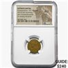 Image 1 : Roman Constantinian, AD 330-340 AE3/4 BI Nummus NGC AU