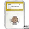 Image 1 : 1876 Indian Head Cent PGA MS63 RED