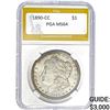 Image 1 : 1890-CC Morgan Dollar PGA MS64