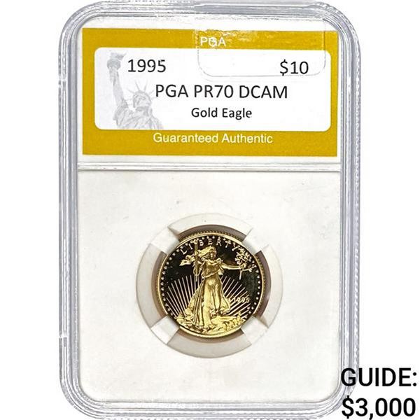 1995 $10 Gold Eagle PGA PR70 DCAM