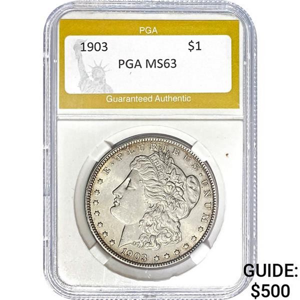 1903 Morgan Silver Dollar PGA MS63
