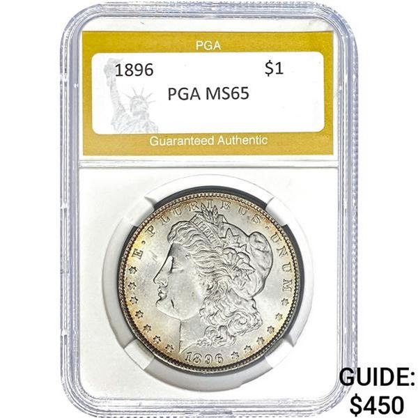 1896 Morgan Silver Dollar PGA MS65