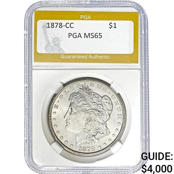 1878-CC Morgan Dollar PGA MS65