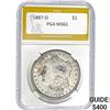 1887-O Morgan Silver Dollar PGA MS61