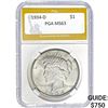 1934-D Peace Dollar PGA MS63